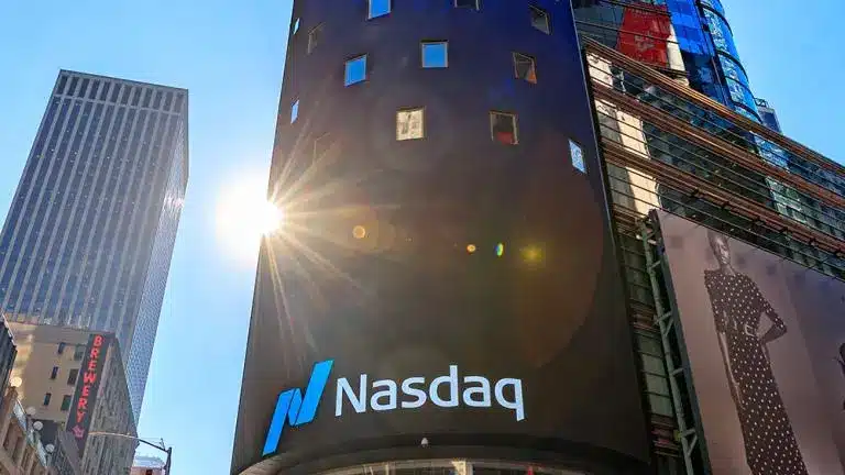 Nasdaq MarketSite tower in New York City