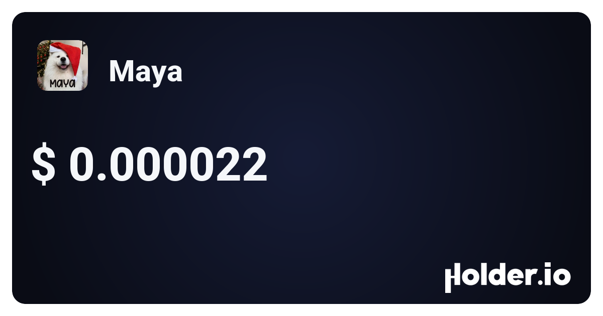 MAYA to EUR Price today: Live rate Maya in Euro (Rank: #9301)