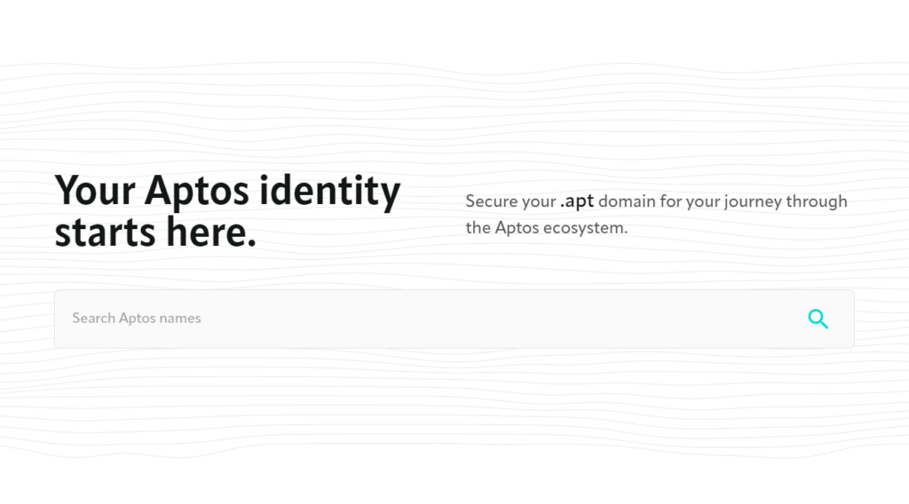 Выбери свой Aptos-домен